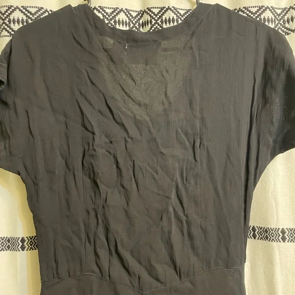 Pier 1 Black Maxi Dress with Button Detail - Picture 12 of 16